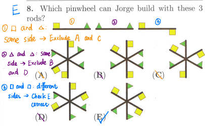 Think Academy-2025 Math Kangaroo Level 3-4 Question 8 Solution