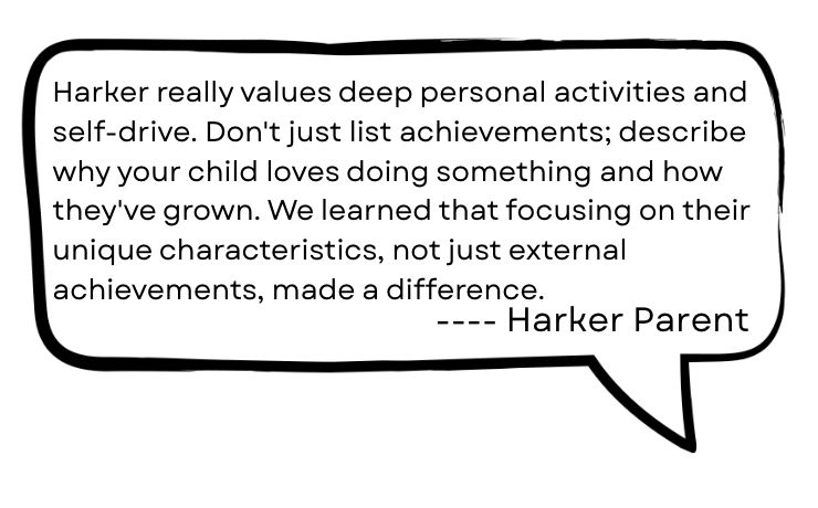 Think Academy - 4 Harker Parent Application Advice on Character and Passion