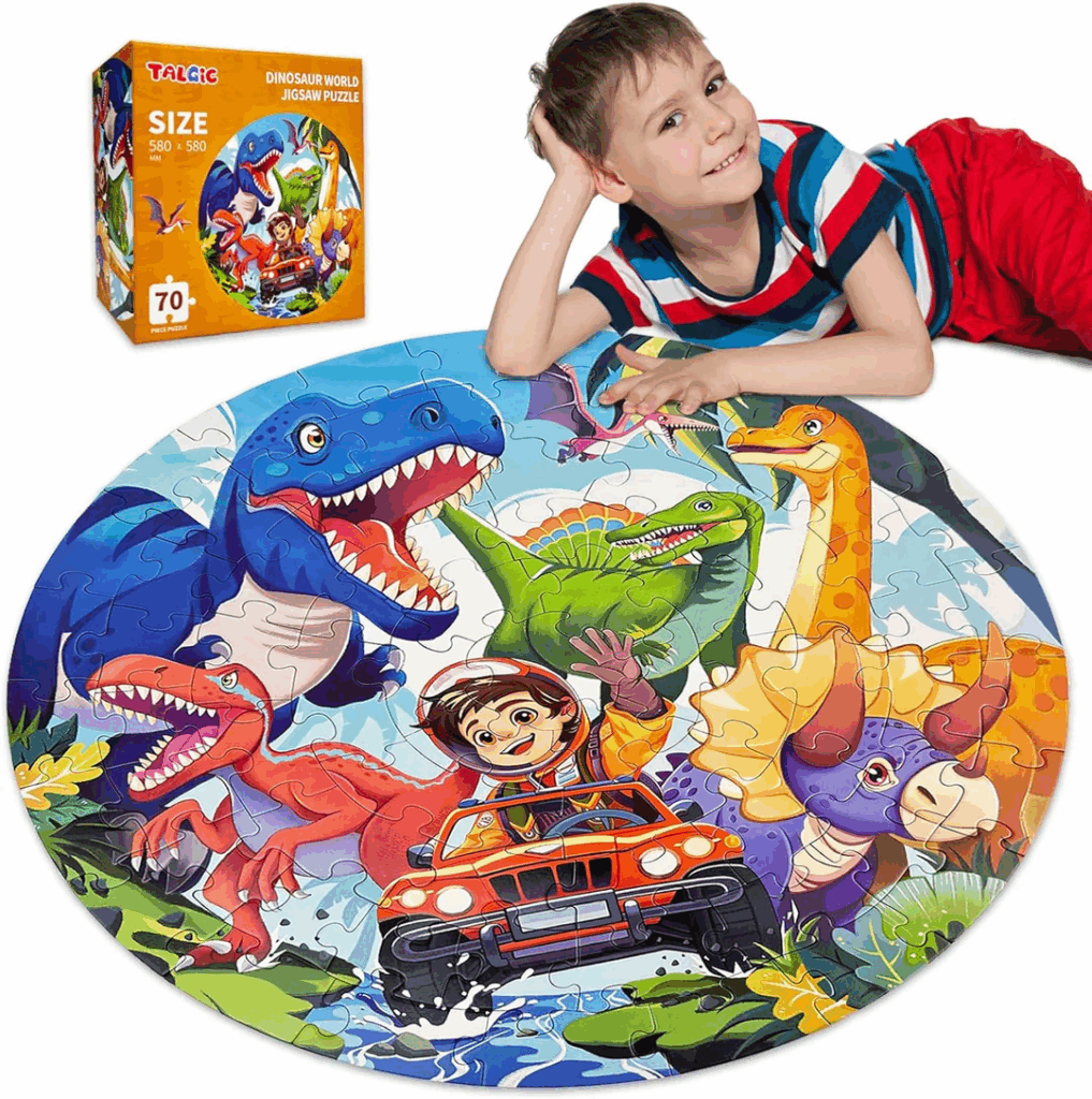 Think Academy-Dinosaur Puzzles for 3-8 Years Old