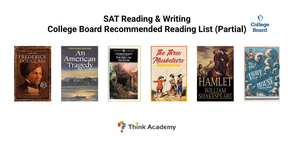 Think Academy - SAT Reading & Writing College Board Recommended Reading List (Partial)