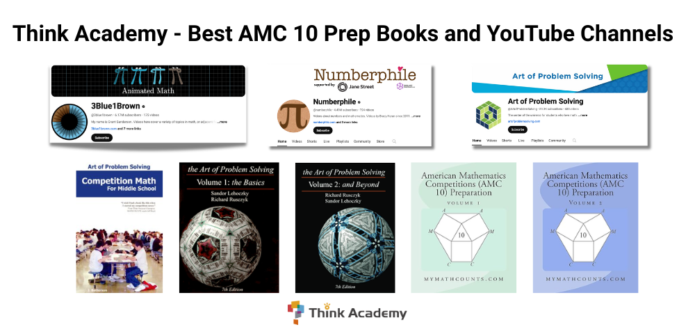 Think Academy - Best AMC 10 Prep Books and YouTube Channels