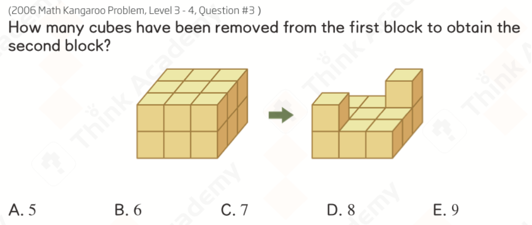 Think Academy 2025 Fall Grade 1 Math Course Spatial Sense and Creativity Example 1