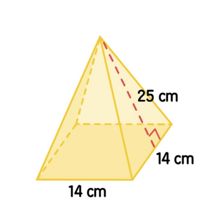 Think Academy 2025 Fall Grade 5 Honors Example Surface Area of Solid Figure