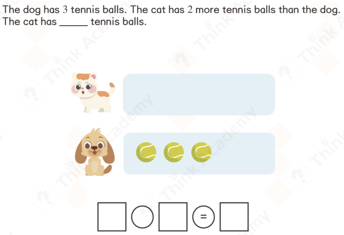 Think Academy 2025 Fall Kindergarten Math Course Number Sense Example