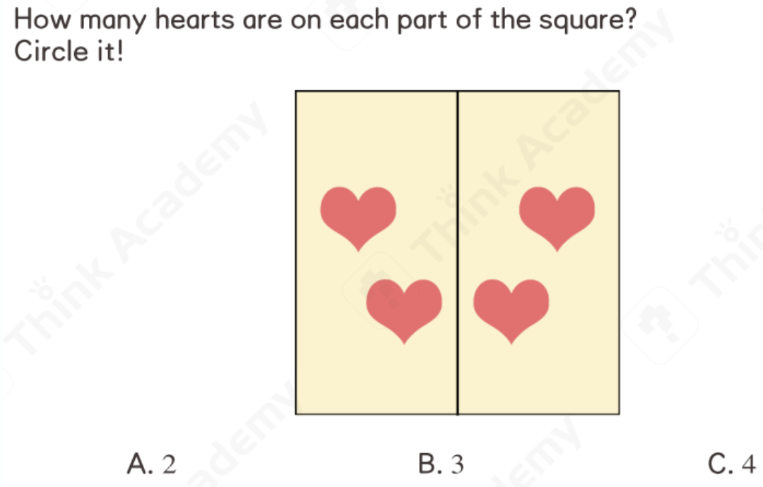 Think Academy 2025 Fall PreK Math Course Expression & Creativity Example
