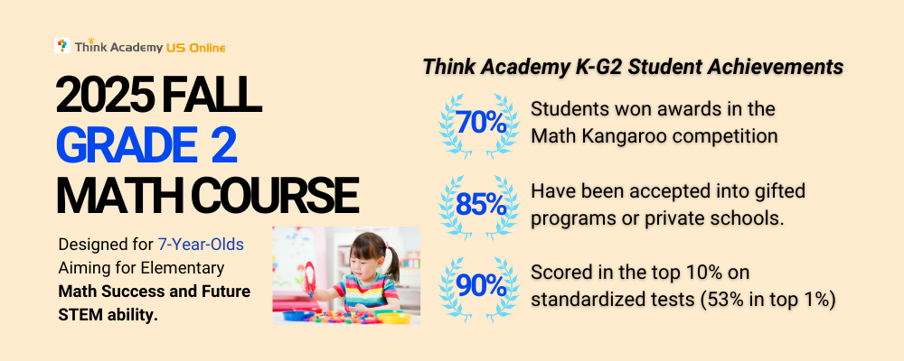 Think Academy Fall 2025 Grade 2 Math Course Intro
