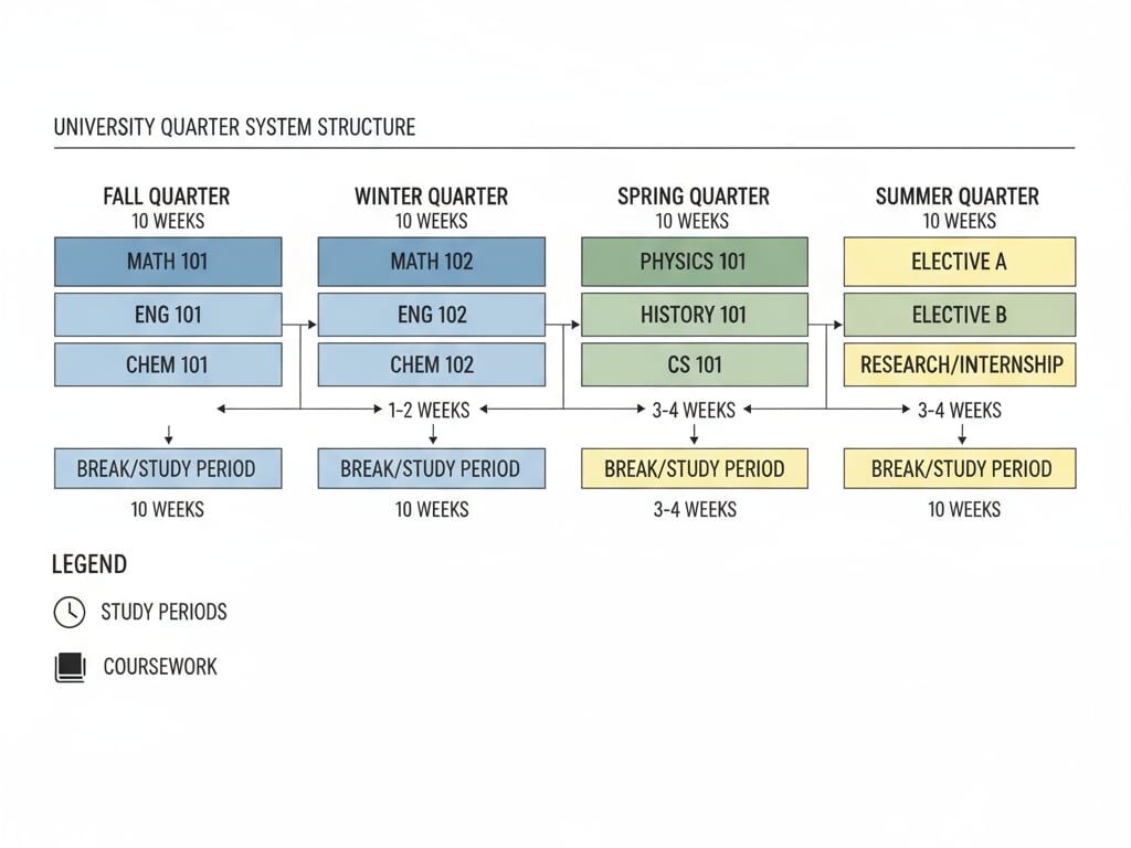 University Quarter System Structure