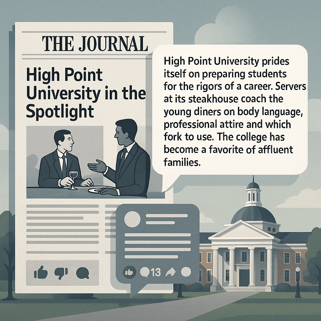 Wall Street Journal Sparks Debate on High Point University