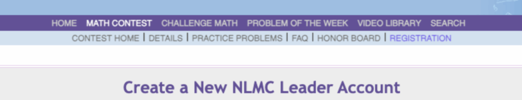 2025 - 2026 Noetic Learning Math Contest - How to Register