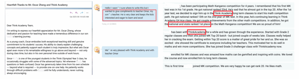 2026 spring enrollment parent testimonial and reveiws