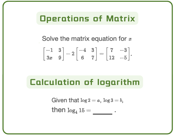 Think Academy Online Math - 2026 Spring Algebra 2 Syllabus-example