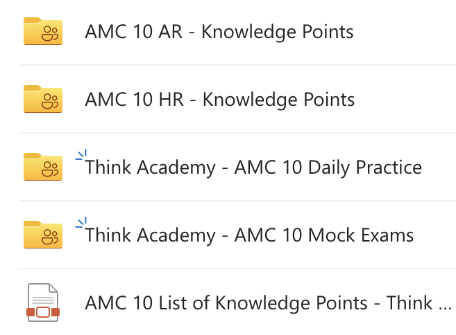 AMC10 pack