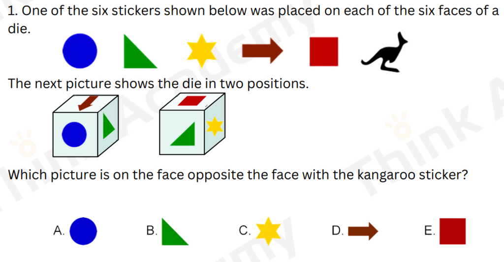 Math Kangaroo practice question 6