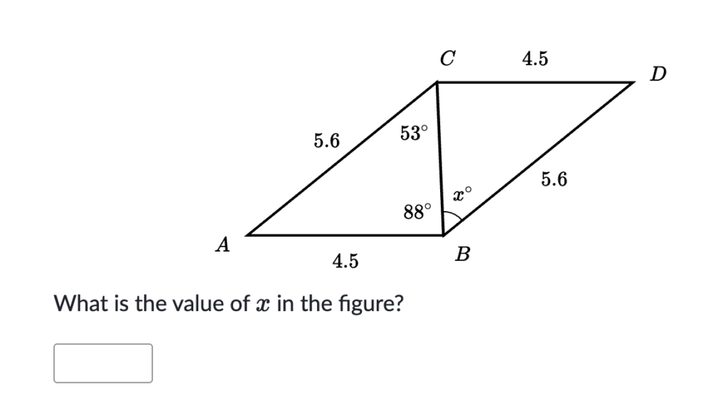SAT practice question from Khan Academy